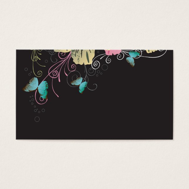 Carte de profil Papillons (Devant)