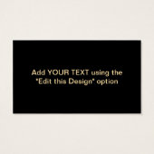 CARTE DE Profil PERSONNALISÉE en cuir et en rubis (Dos)