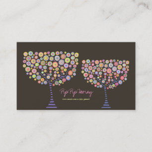 Carte de profil personnelle Pink Candy Retro