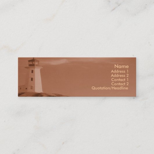 Carte de profil phare (Devant)