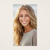 Carte de profil photo du réseau des étudiants (Devant)