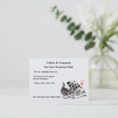 Carte de profil pour animaux (Debout devant)