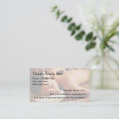 Carte de profil professionnelle Massage en pierre (Debout devant)