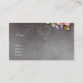 Carte de profil professionnelle Roses roses roses (Dos)