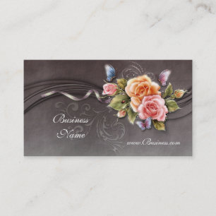Carte de profil professionnelle Roses roses roses 