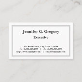 Carte de profil professionnelle simple (Devant)