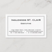 Carte de profil professionnelle simple (Devant)