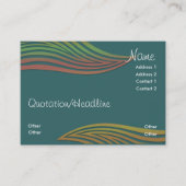 Carte de profil professionnelle Waveys (Devant)