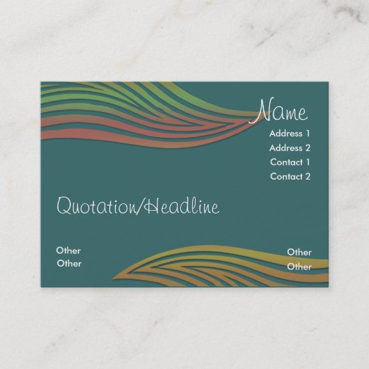 Carte de profil professionnelle Waveys (Devant)