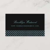 Carte de profil Quatrefoil Monogram Parties scinti (Dos)