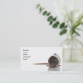 Carte de profil Rat pour animaux (Debout devant)