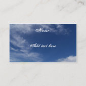 Carte de profil Relax_ (Dos)