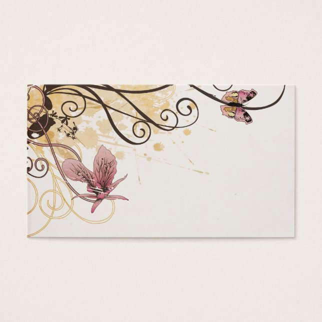 Carte de profil Retro (Devant)