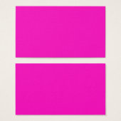 Carte de profil rose choquant (Devant & derrière)