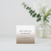 Carte de profil simple minimaliste moderne (Debout devant)