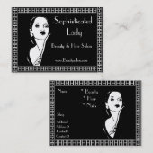 Carte de profil Sophistiqué Lady Beauty Coiffeur S (Devant / Derrière)