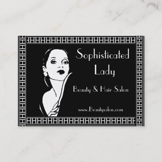Carte de profil Sophistiqué Lady Beauty Coiffeur S (Devant)