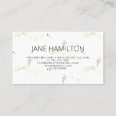 Carte de profil Stylist Beauty Maquillage Lashes (Dos)