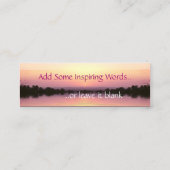 Carte de profil Sunset Pink (Dos)