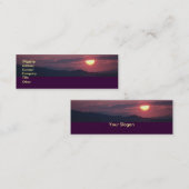 Carte de profil Sunshine (Devant / Derrière)