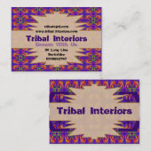 Carte de profil Tribal Interiors 2 (Devant / Derrière)