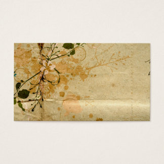 Carte de profil vintage