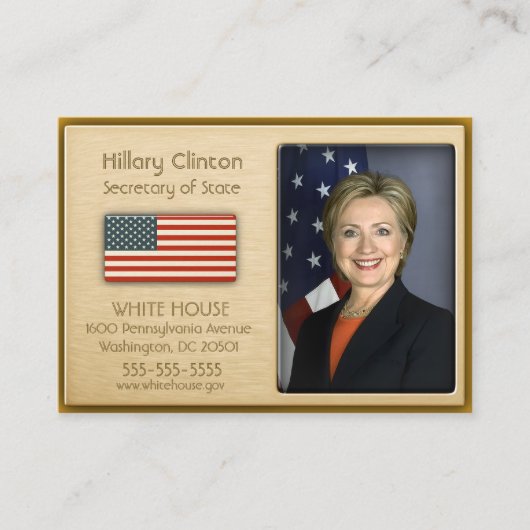 Carte de profil VIP Gold avec American Flag (Devant)