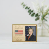 Carte de profil VIP Gold avec American Flag (Debout devant)