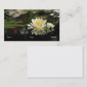 Carte de profil Water Lily (Devant / Derrière)