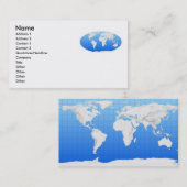 Carte de profil World Map (Devant / Derrière)