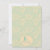 Carte de programme de week-end de mariage en bois  (Dos)