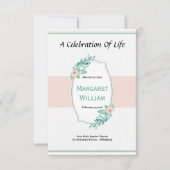 Carte de programme funèbre (Devant)