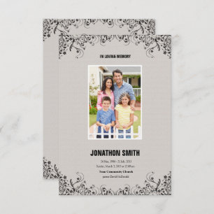 Carte de programme Memorial