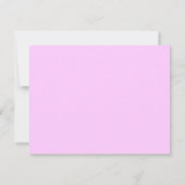 Carte de projet Bat mitzvah rose Arbre de vie (Dos)