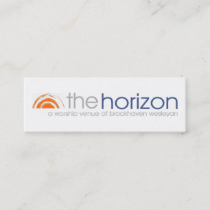 Carte de promo d'horizon