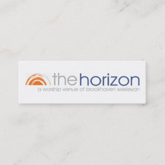 Carte de promo d'horizon