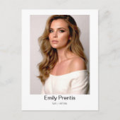 Carte de promotion d'acteur | Carte postale compos (Devant)