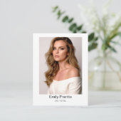 Carte de promotion d'acteur | Carte postale compos (Debout devant)