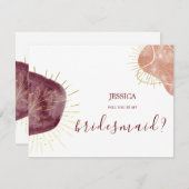 Carte de proposition Abstraite de la forme d'aquar (Devant / Derrière)