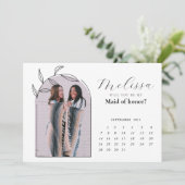 Carte de proposition Arch Bridesmaid (Debout devant)