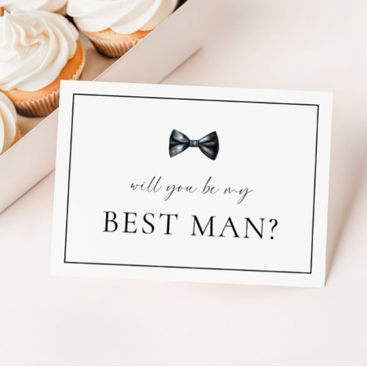Carte de proposition Best Man