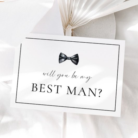 Carte de proposition Best Man