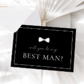 Carte de proposition Black Best Man