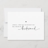 Carte de proposition Black White (Devant)