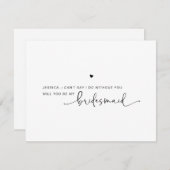 Carte de proposition Black White (Devant / Derrière)