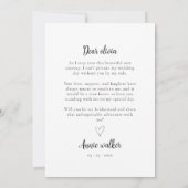 Carte de proposition Bridesmaid Photo Strip 3 phot (Dos)