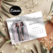 Carte de proposition Chic Moderne Arch Bridesmaid