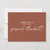 Carte de proposition d'agent personnel en terre cu (Devant)