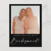 Carte de proposition d'aide-mémoire à script minim (Devant)