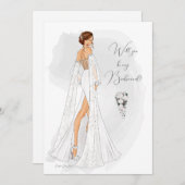 Carte de proposition d'aide-mémoire illustrée aqua (Devant / Derrière)